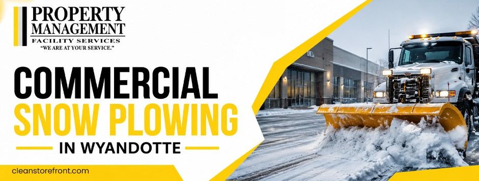 commercial snow plowing in Wyandotte